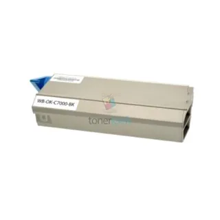 OKI 41304212 C7000 / C7200 BK Black - fekete toner chippel - 10.000 oldal