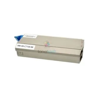 OKI 41963008 C7100 / C7300 BK Black - fekete toner chippel - 10.000 oldal