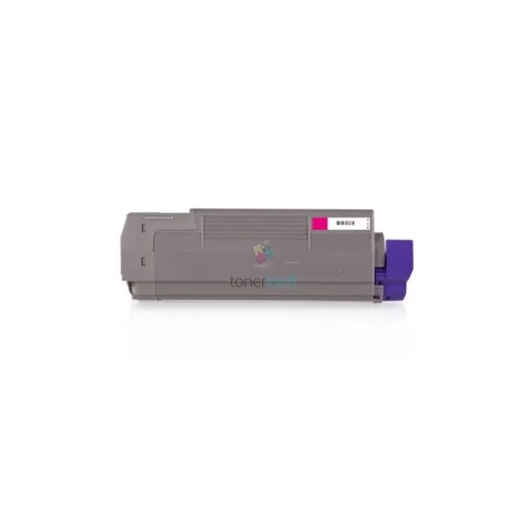 OKI 46507506 C612 M Magenta - piros toner chippel - 6.000 oldal