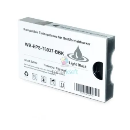 Epson T6037 / T-6037 XL C13T603700 LBK Light Black - világos fekete patron chippel - 220 ml