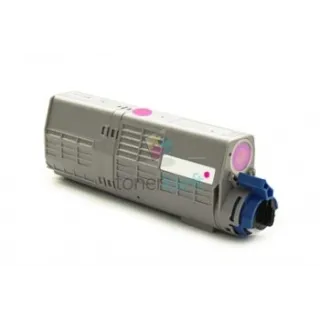 OKI 46490606 C532 / MC563 M Magenta - piros toner chippel - 6.000 oldal